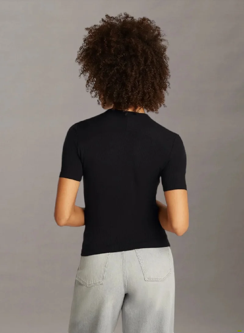 CALVIN KLEIN Modal Ribbed T-shirt