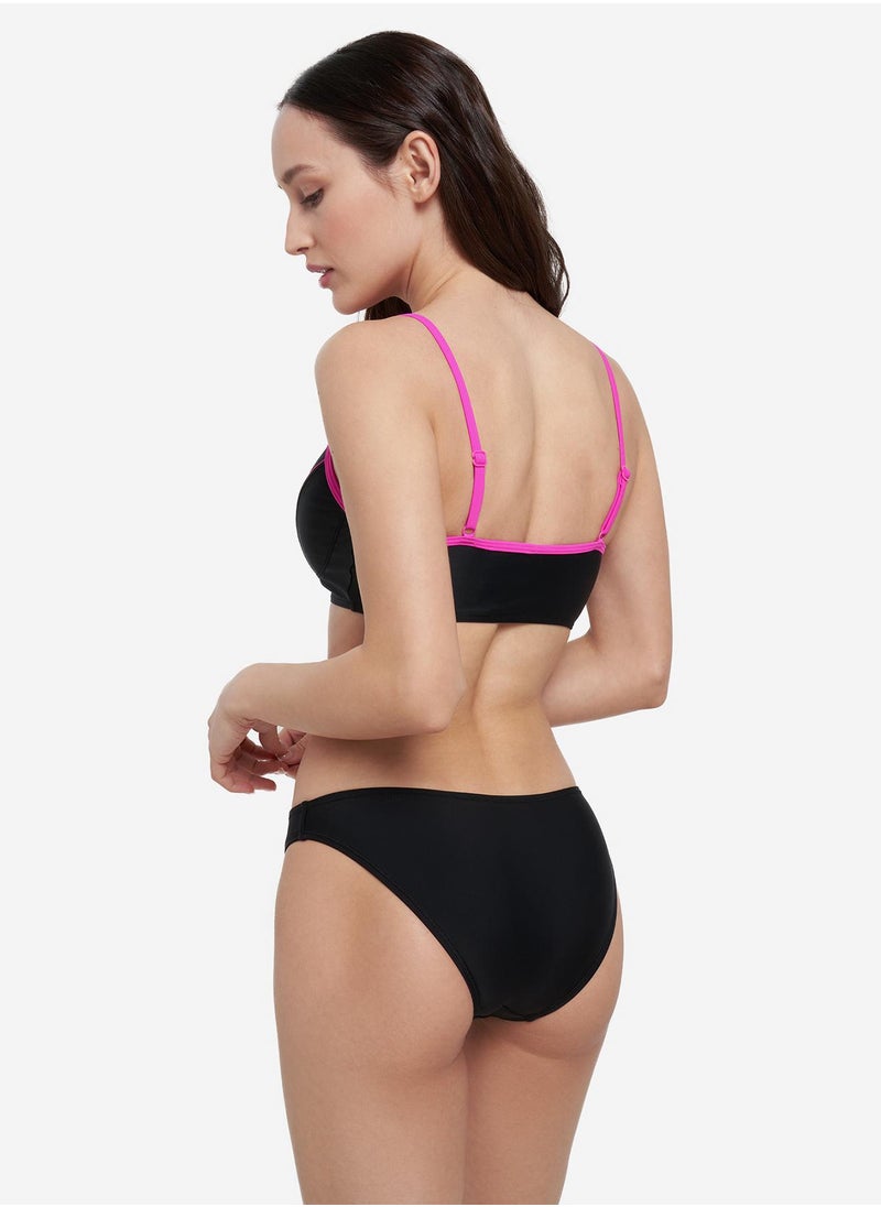 Joss Joss Women's Black Swimming Trunks –  Creora Highclo Fiber for Shape & Color Retention, Ideal for Pool & Open Water, Comfortable & Durable  - Image 2