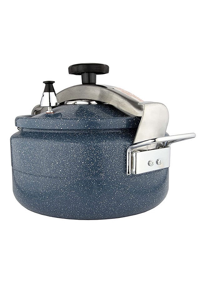 Alsaif 15Liters Aluminum Granite Pressure Cooker Iron Handle Blue 15 Liter Blue  - Image 2