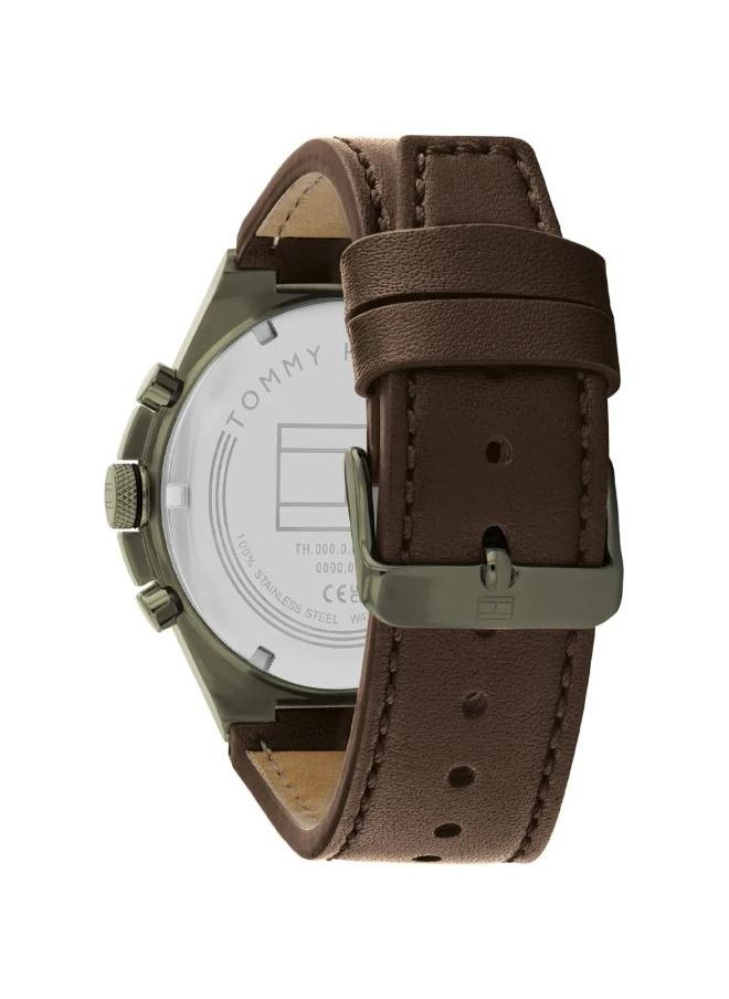 Tommy Hilfiger Men's Watch, Analog, Leather Strap, Brown, 1792085 - pzsku/Z23EE9AF706BA2C2FD728Z/45/_/1732629734/549343b3-3d2c-4674-a6c7-95add4ec41cd