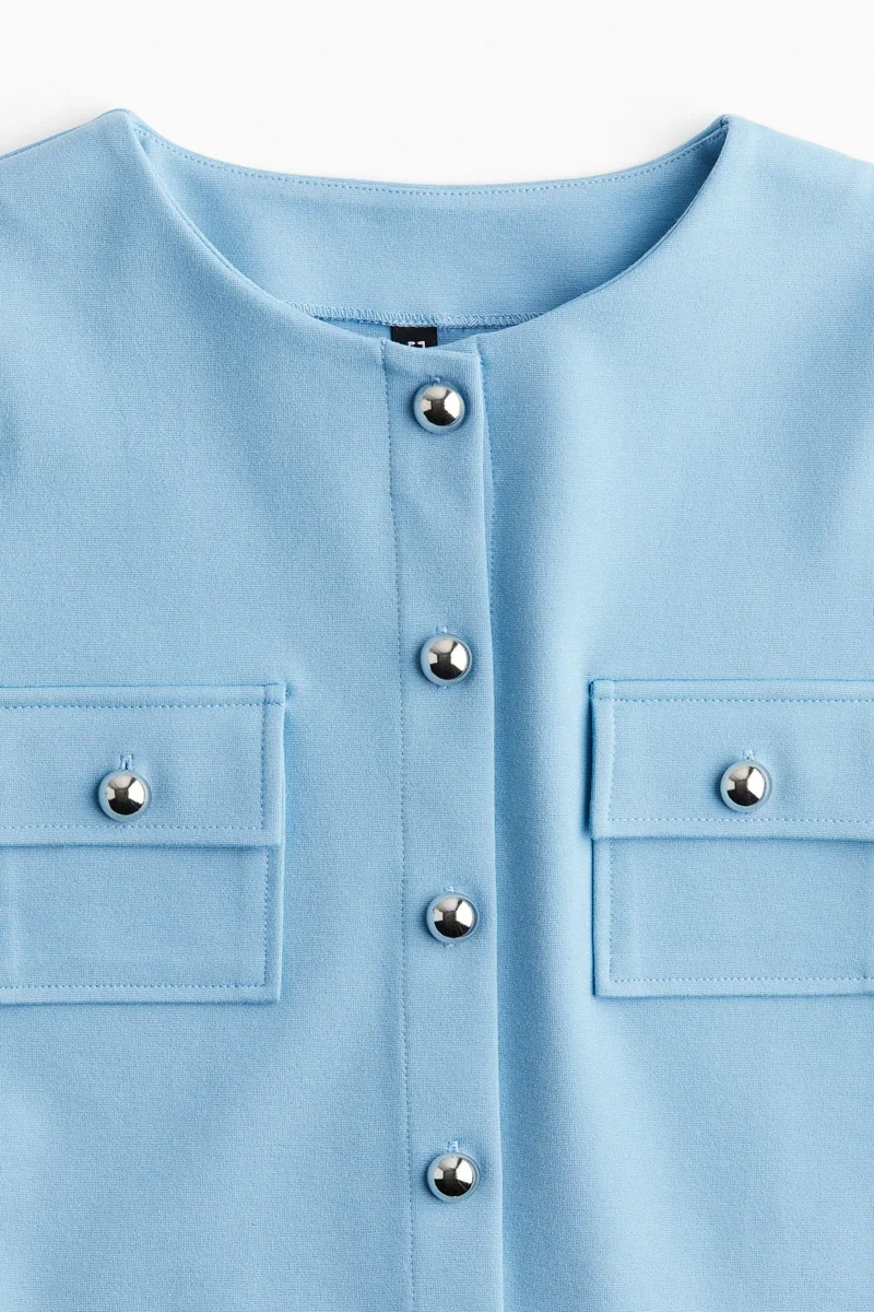 H&M Waffled jersey top