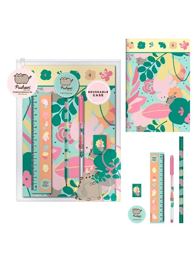 Pyramid Pyramid Pusheen: Botanical Exercise Book Stationery Set