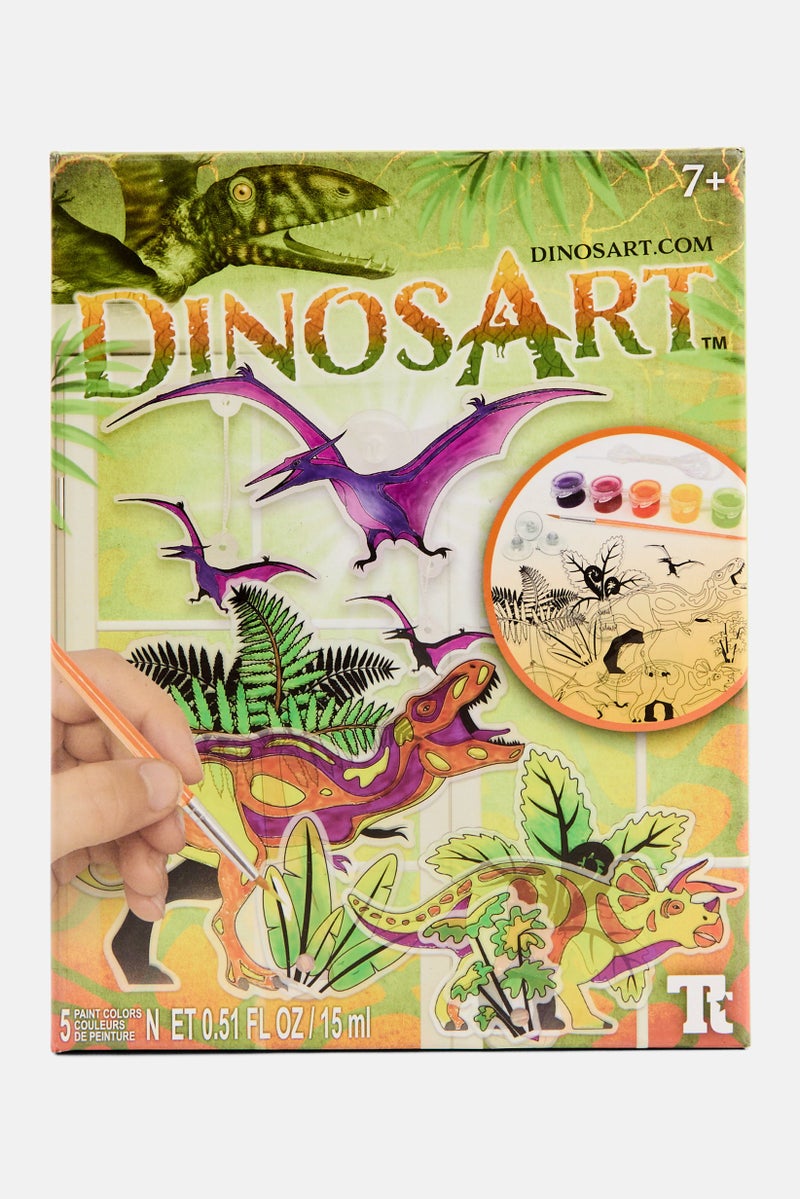 DinosArt Dino Window Pictures, Green  - Image 1
