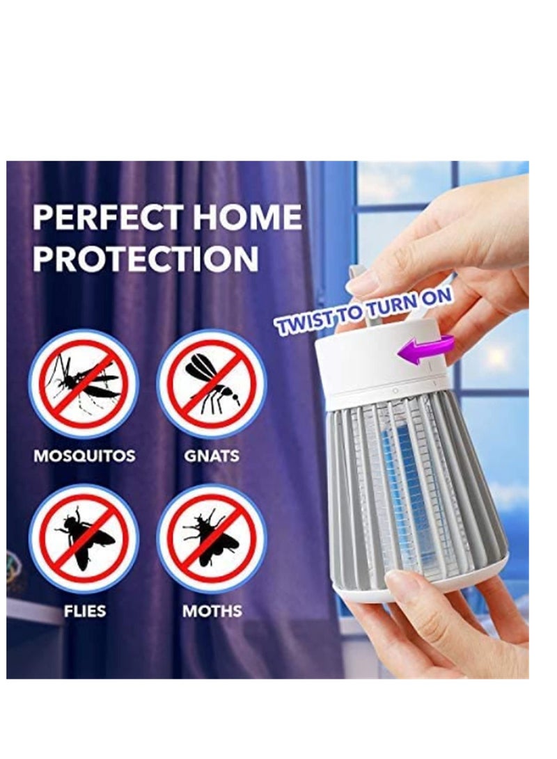 Generic USB Rechargeable Electric Mosquito Zapper for Indoor Use, Wireless UV Insect Killer, Portable Bug Eradicator for Home, Effective Against Flies and Gnats  - Image 4