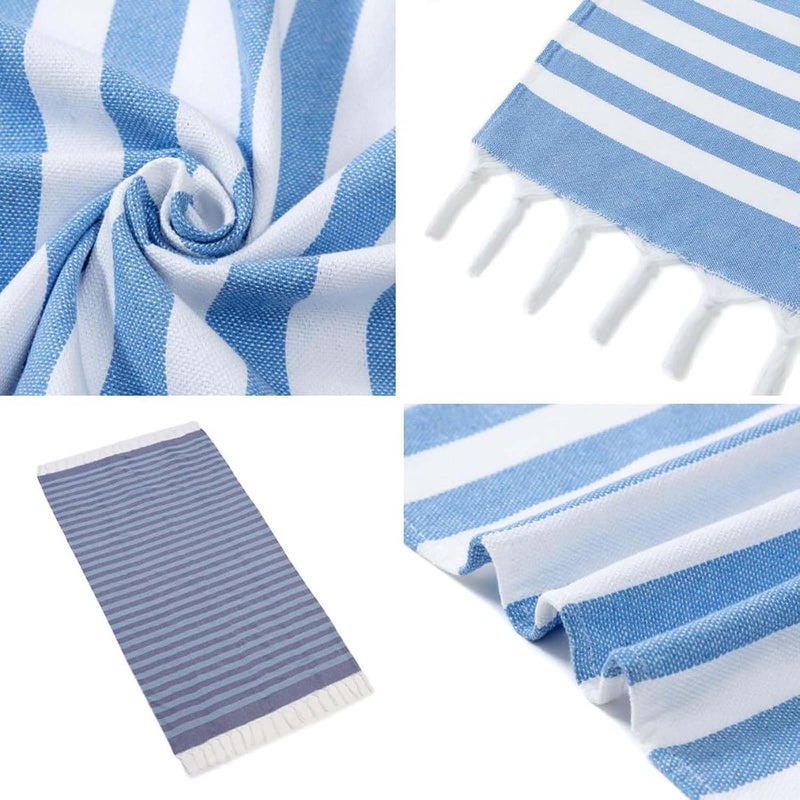 Oversized Beach Towel, 180x100CM, Lightweight Quick Dry Cotton Towel for Beach, Yoga, and Travel - Image 4