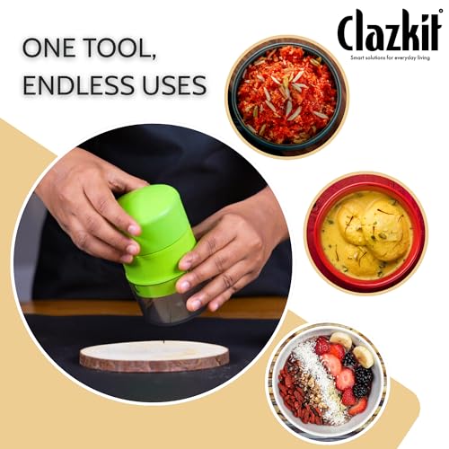 Clazkit قاطع/شرائح الكاجو واللوز من كلزكيت بدقة: تقطيع سهل مع تخزين مدمج - متعدد الألوان - Image 4