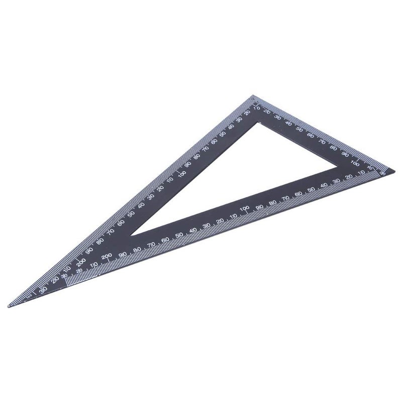 Slow wear optimized quality High Carbon Steel Ruler, Carpenter Right Angle Ruler 90 Degree Ruler Clear Scale Ruler Accurate Measurement Woodworking Ruler Portable Ruler Suitable for Marking Lines (120 * 300mm) Globally spread simple design - Image 4