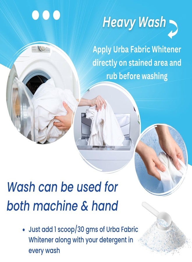 Urba Fabric Whitener 750 gm | Detergent Add-On Powder | Whites like new | Stain Remover | Chlorine Bleach Free | Suitable with all Washing Detergent Powders and Liquids - Image 3