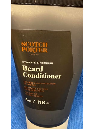 scotch porter Hydrate  Nourish Beard Conditioner Warm Spice  Powdery Musk  4 oz 