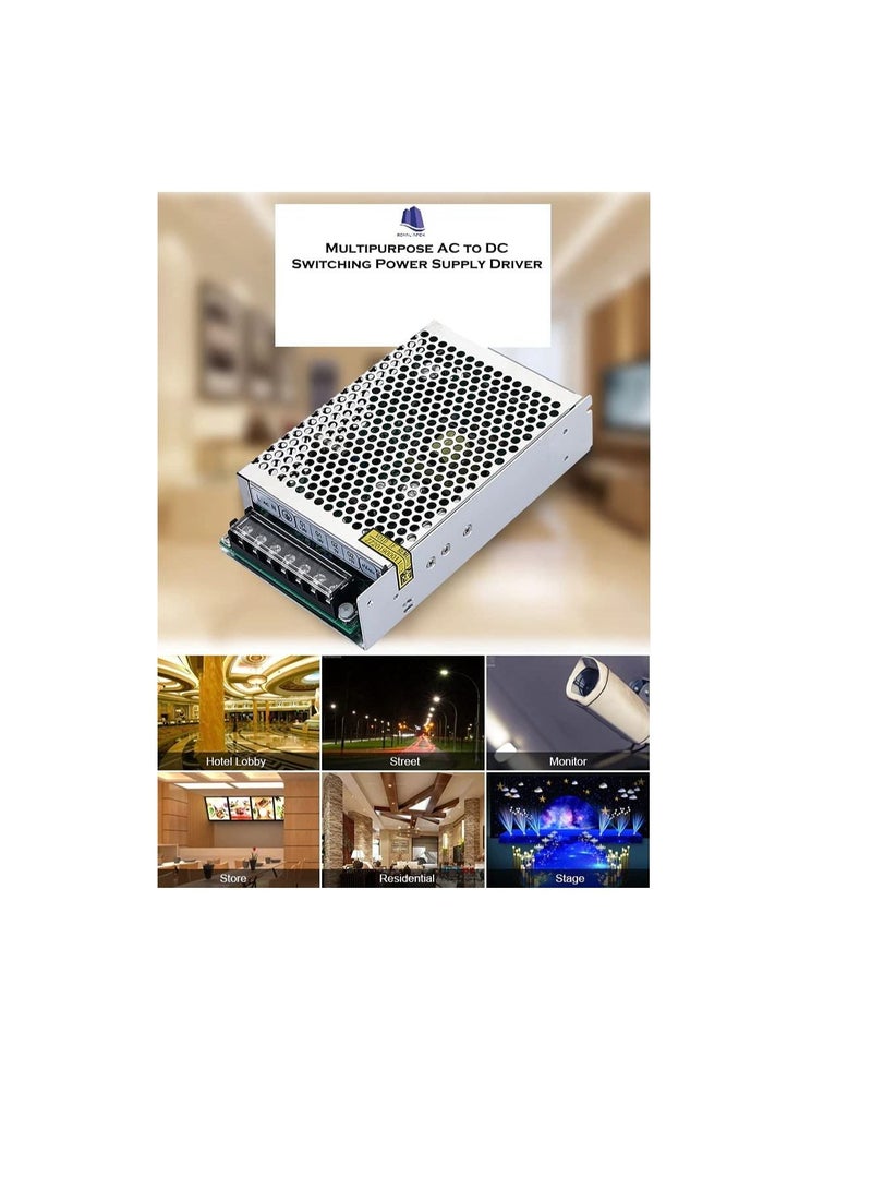 Multipurpose AC to DC Switching Power Supply Driver, LED Driver Transformers/Camera Power Supply/LED Strip Switch Driver (24V, 2A)  - Image 2