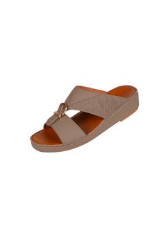 barjeel uno 008-3737 Barjeel Uno Men Arabic Sandals BS 25 Sand  - Image 1