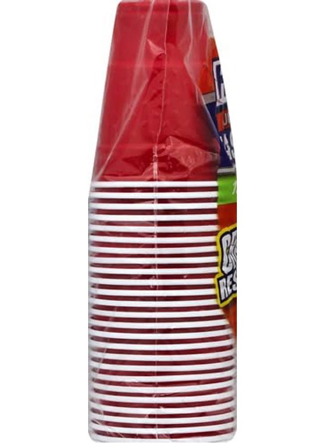 Hefty Party On Disposable Plastic Cups, Red, 18 Ounce, 50 Count (Pack of 3), 150 Total - Image 4