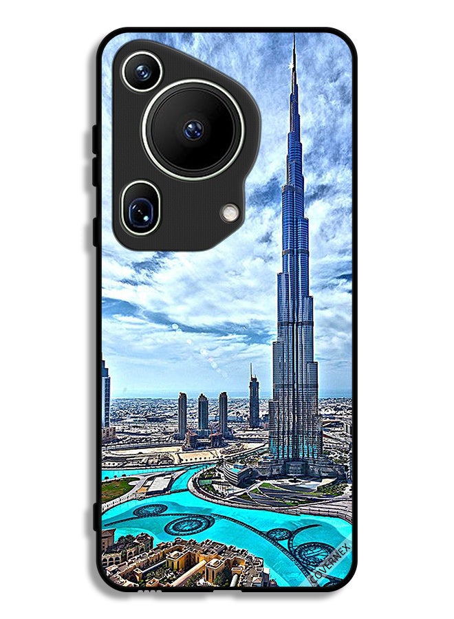 Covernex Huawei Pura 70 Ultra Protective Case Cover Burj Khalifa Tower Touching Clouds - Image 1