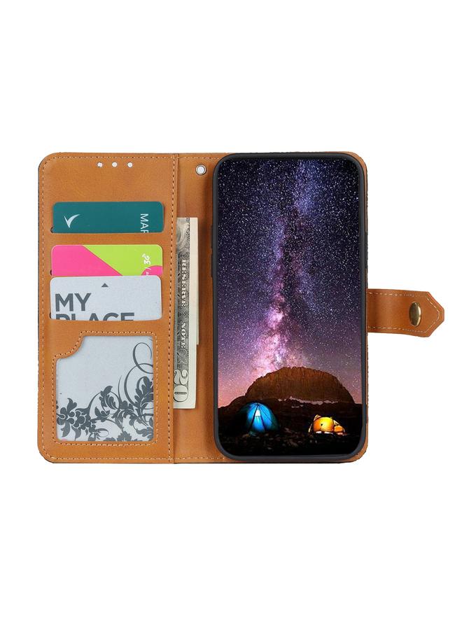 اس-توب جراب لهاتف Samsung Galaxy M54 5G، جراب جلدي منقوش بنقشة زهور أوروبية - Image 4