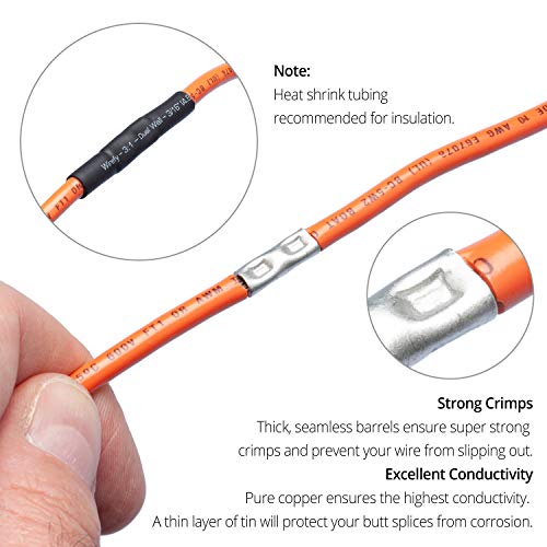Wirefy مجموعة موصلات سلكية غير معزولة من وايرفي 100 قطعة - موصلات سلكية غير معزولة - 24-8 AWG - Image 4