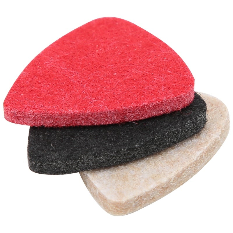 3Pcs Ukulele Picks Felt Universal Guitar Performance Parts Musical Instrument AccessoriesMixed Color - Image 5