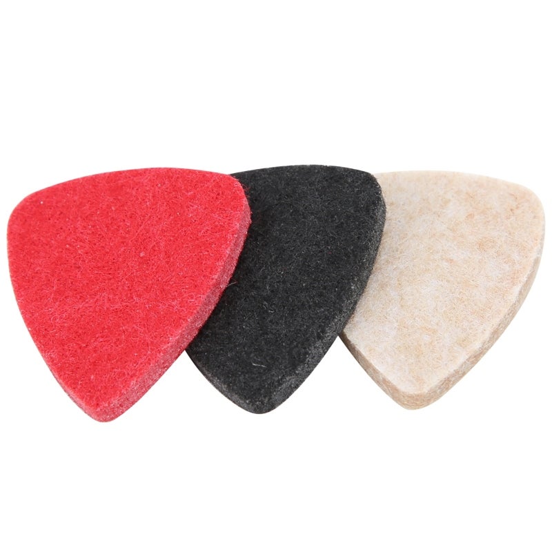 3Pcs Ukulele Picks Felt Universal Guitar Performance Parts Musical Instrument AccessoriesMixed Color - Image 4