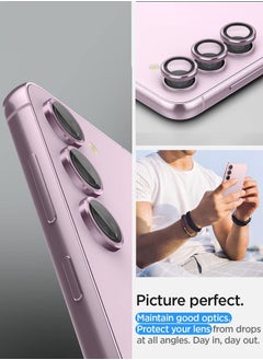 Spigen Glastr Ez Fit Optik Pro for Samsung Galaxy S23 and Galaxy S23 Plus (2 Pack) Camera Lens Screen Protector - Lavender  - Image 4
