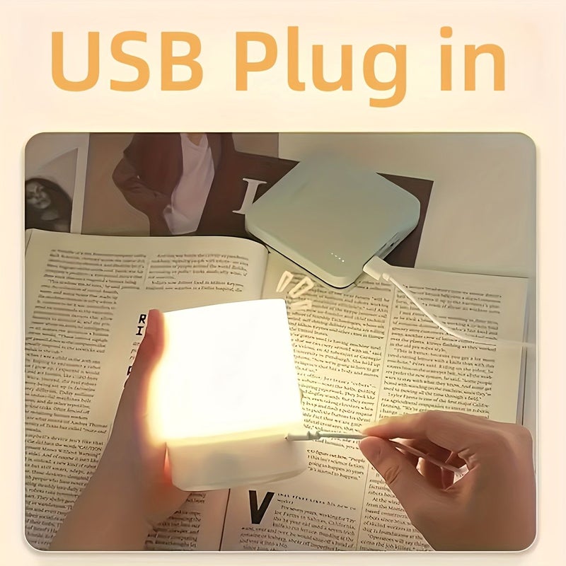 مصباح مكتبي LED محمول يعمل باللمس مع ثلاثة أضواء قابلة للتبديل، قابل للشحن عبر USB-C - Image 1