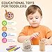 SMALL FISH Montessori Toys for 13 Year Old Wooden Learning Color Sorting Toys for Toddlers Age 1 2 3 Fine Motor Developmental Sensory Travel Toys Busy Board 18 Month Old Baby Gifts Boys Girls - Image 3