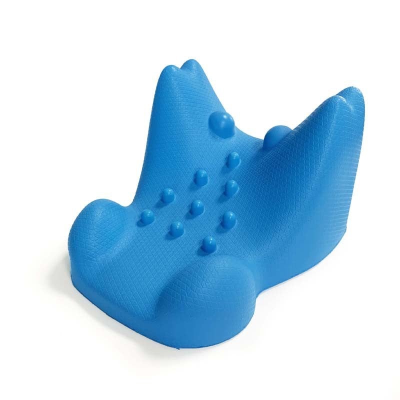 إسكدنيا Cross-Border Supply PU Self-Adhesive Massage Pillow Neck Support Sleep Aid Neck Protection Pillow Head Acupoint Neck Care Pillow Blue