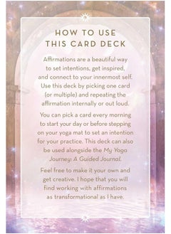 I Radiate Joy: Daily Affirmation Cards from Yoga with Kassandra [Card Deck] (Mindful Meditation)  - Image 2