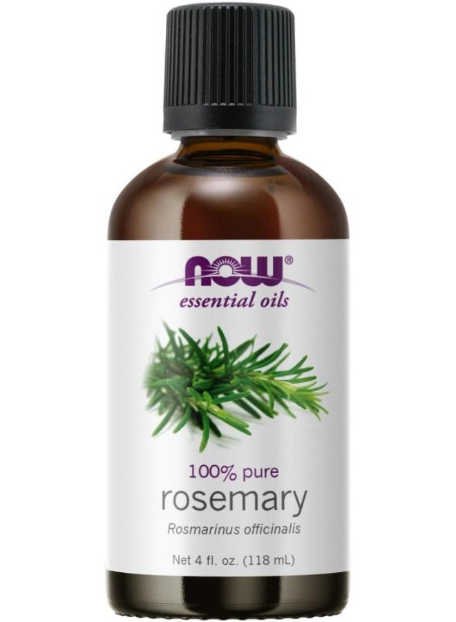 Now Foods, Essential Oils, Rosemary, 4 fl oz (118 ml) - Image 1