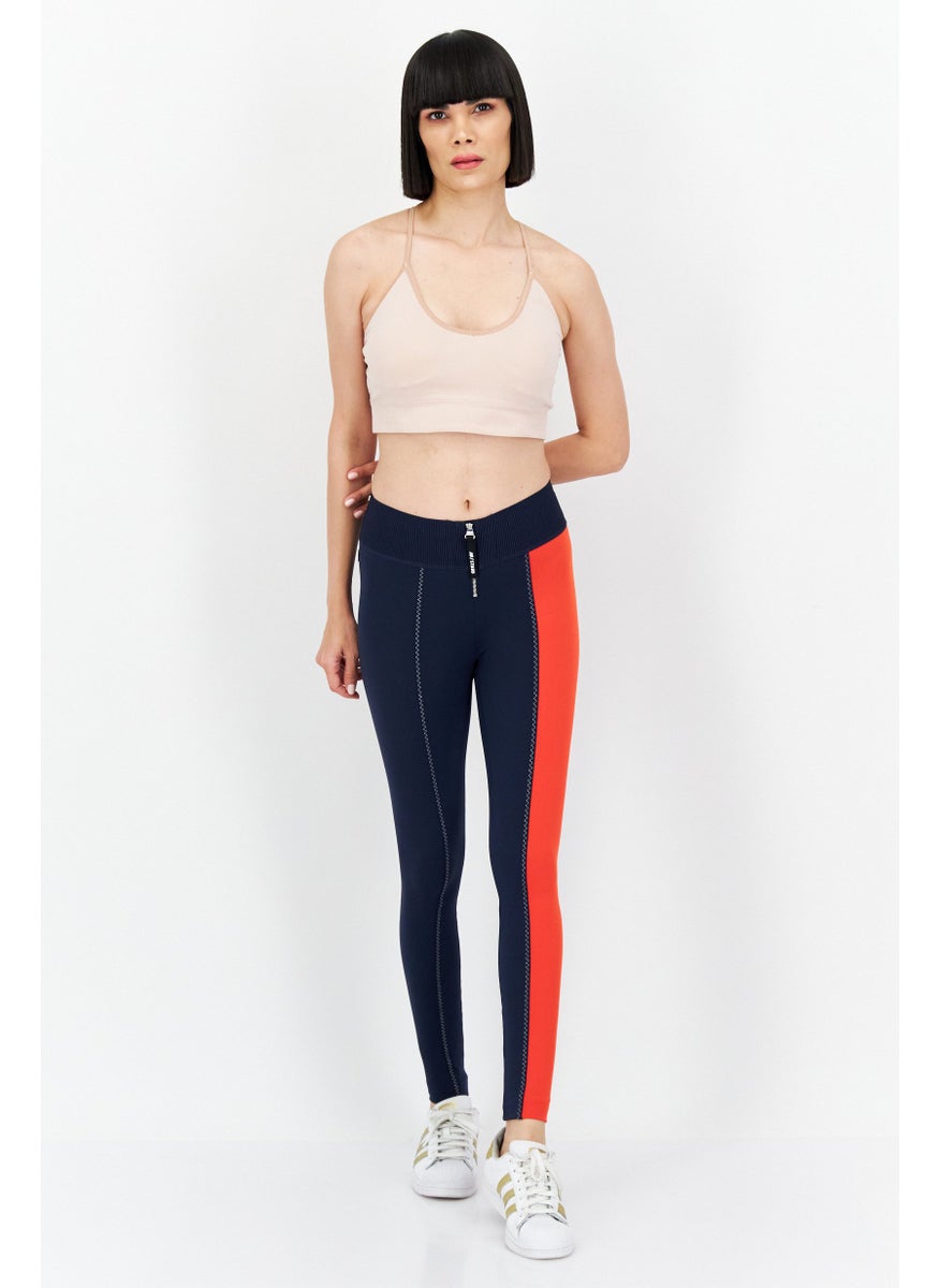 New Balance x Staud - Women Tight Fit Training Leggings, Navy - Image 1