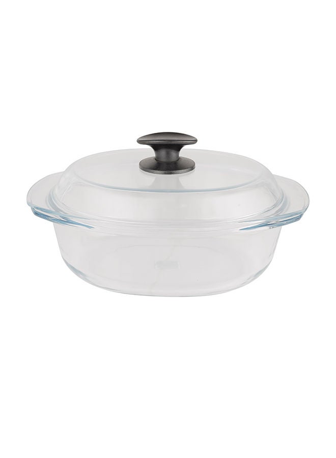 DELCASA طاجن خبز بيضاوي مع غطاء سعة 3500 مل DC2278 - Image 1