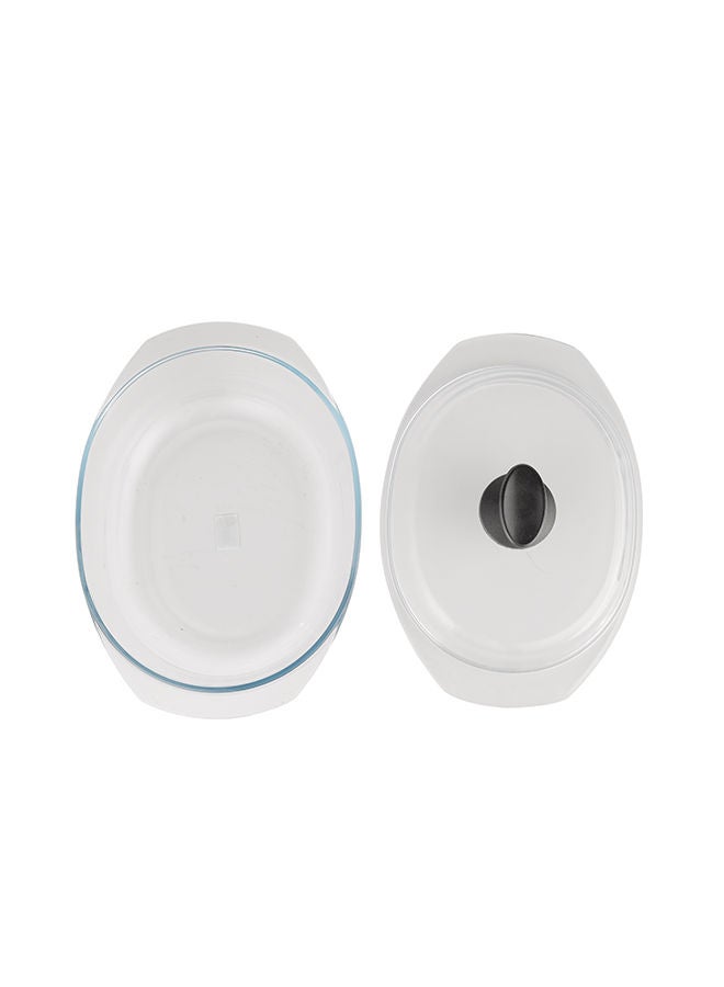 DELCASA طاجن خبز بيضاوي مع غطاء سعة 3500 مل DC2278 - Image 3