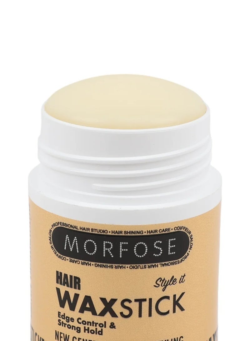 MORFOSE Morfose Hair Wax Stick Edge Control & Strong Hold, 55g – All-Day Styling & Nourishment - Image 3