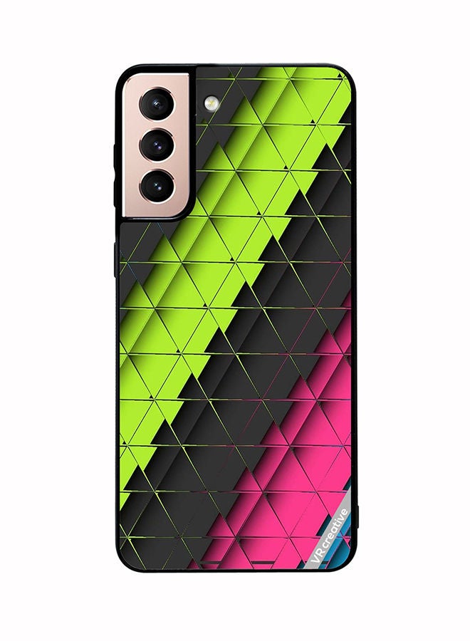 VR CREATIVE Protective Case Cover For Samsung Galaxy S21 Plus 5G Multicolor Abstract Design - Image 1