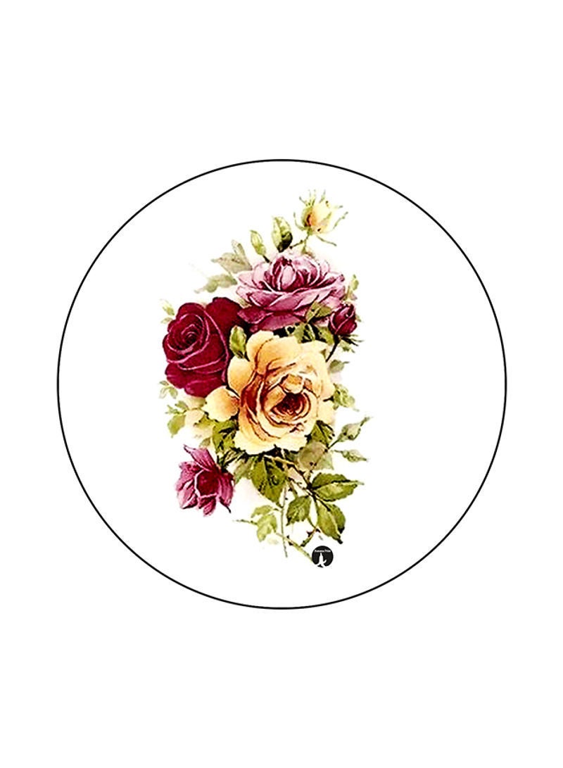 RKN Flowers Round Mouse Pad Multicolour