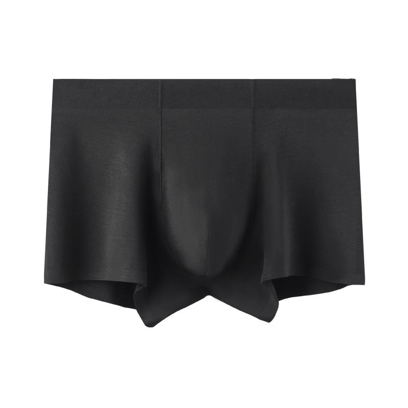 120pcs Modal Mens Boxers 5A Factory High-End Silver Fiber Seamless Underwear 9980-dark gray  - Image 3