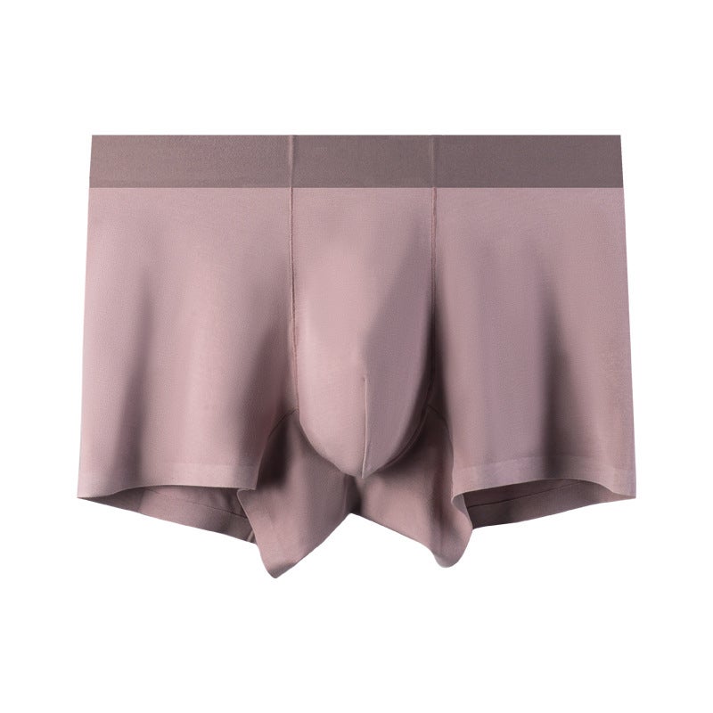 120pcs Modal Mens Boxers 5A Factory High-End Silver Fiber Seamless Underwear 9980-dark gray  - Image 2