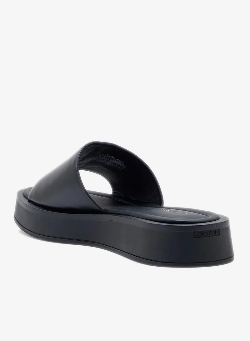 كالفن كلاين صنادل مسطحة كاجوال