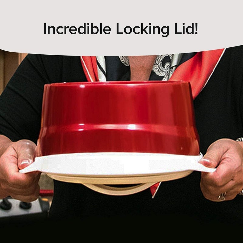 Alark Alark Insulated Casserole Dish with Lid Set Thermal Soup/Salad Serving Bowl Stainless Steel Hot Food Container Salad Serving Bowl Stainless Steel Hot Food Container Best Gift Set for Moms Holidays  - Image 2