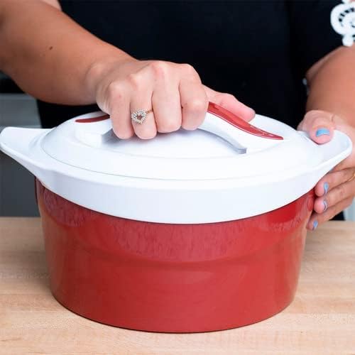 Alark Alark Insulated Casserole Dish with Lid Set Thermal Soup/Salad Serving Bowl Stainless Steel Hot Food Container Salad Serving Bowl Stainless Steel Hot Food Container Best Gift Set for Moms Holidays  - Image 3