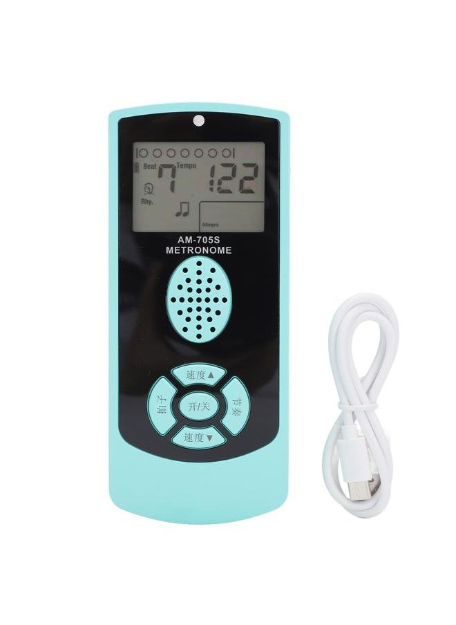 Thoraya Digital Metronome High Accuracy Universal Vocal Counting Metronome with LED Indicator  - Image 1