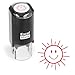ExcelMark Happy Sun Round SelfInking Teacher Stamp Red Ink - Image 3