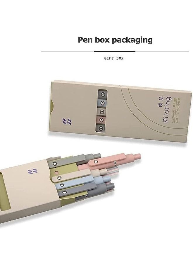 Generic - 5pcs Quick Dry Ink Pens Retractable Ink Pens 0.5mm - Image 1