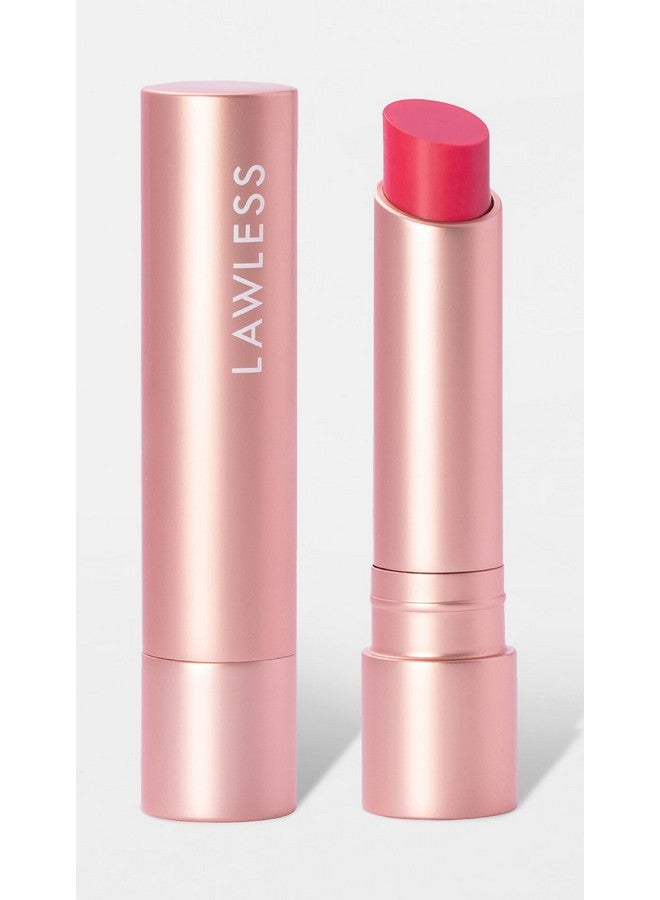 LAWLESS Forget The Filler Lip Plumping Line Smoothing Tinted Balm Juicy Watermelon Pink 0.1 Ounce2.9 Ml - Image 2