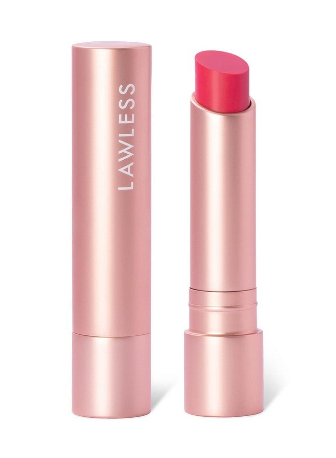 LAWLESS Forget The Filler Lip Plumping Line Smoothing Tinted Balm Juicy Watermelon Pink 0.1 Ounce2.9 Ml - Image 1