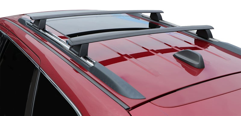 BRIGHTLINES Crossbars Roof Racks Luggage Racks Replacement for 2011-2021 Jeep Grand Cherokee with Grooved Metal Roof Side Rails - Image 2