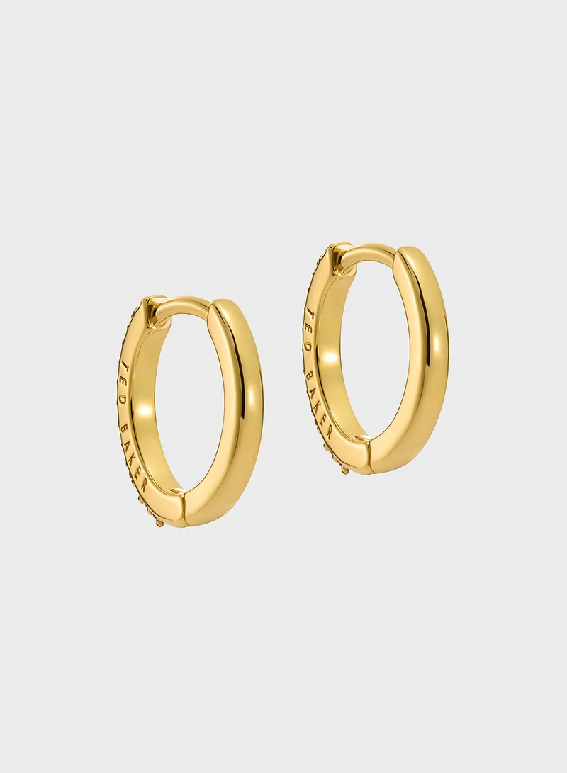 Ted Baker Crystal Detail Hoop Earrings