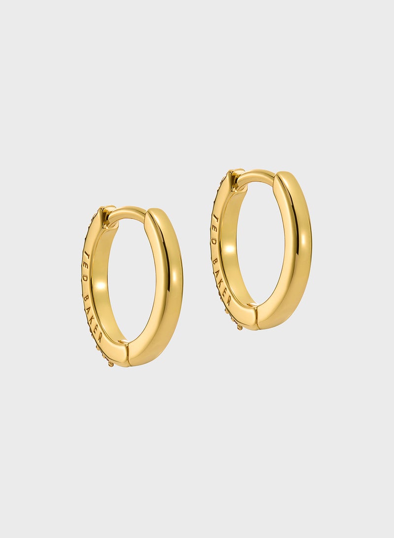 Ted Baker Crystal Detail Hoop Earrings - Image 3