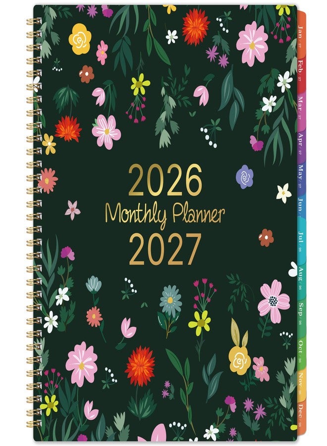 Indeme مخطط شهري 2026-2027 - يوليو 2026 - ديسمبر 2027، 18 شهرًا، مقاس 9 × 11 بوصة، 18 شهرًا، فواصل ملونة، جيب خلفي، عطلات، تجليد حلزوني مزدوج، صفحات للملاحظات - Image 1