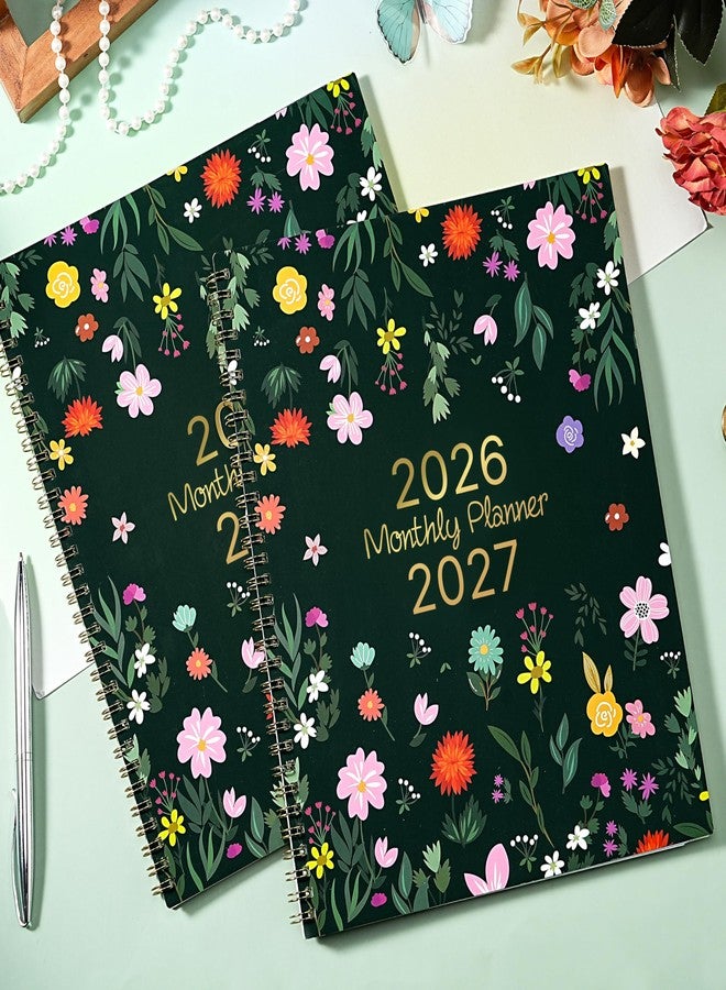 Indeme مخطط شهري 2026-2027 - يوليو 2026 - ديسمبر 2027، 18 شهرًا، مقاس 9 × 11 بوصة، 18 شهرًا، فواصل ملونة، جيب خلفي، عطلات، تجليد حلزوني مزدوج، صفحات للملاحظات - Image 2