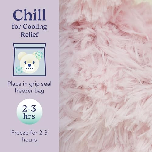 warmies Junior Microwavable & Weighted Stuffed Animals, Pink Llama - Heated Stuffed Animal Plushie for Warmth & Comfort - Cute Soft Plush Toys for Adults & Children (Boys, Girls, Babies & Toddlers) - Image 5
