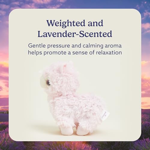 warmies Junior Microwavable & Weighted Stuffed Animals, Pink Llama - Heated Stuffed Animal Plushie for Warmth & Comfort - Cute Soft Plush Toys for Adults & Children (Boys, Girls, Babies & Toddlers) - Image 3